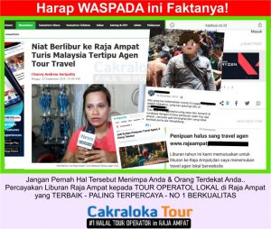 travel terpercaya di raja ampat